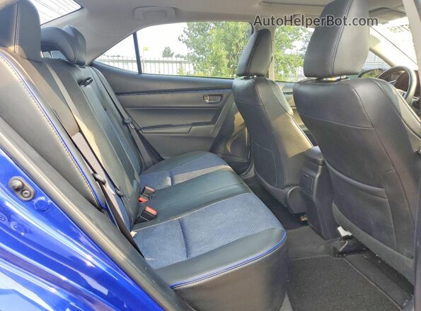 2T1BURHE3HC863507 2017 TOYOTA COROLLA Blue Вид задніх сидінь