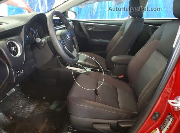 2T1BURHE3HC865273 2017 TOYOTA COROLLA Red Vista interior delantera
