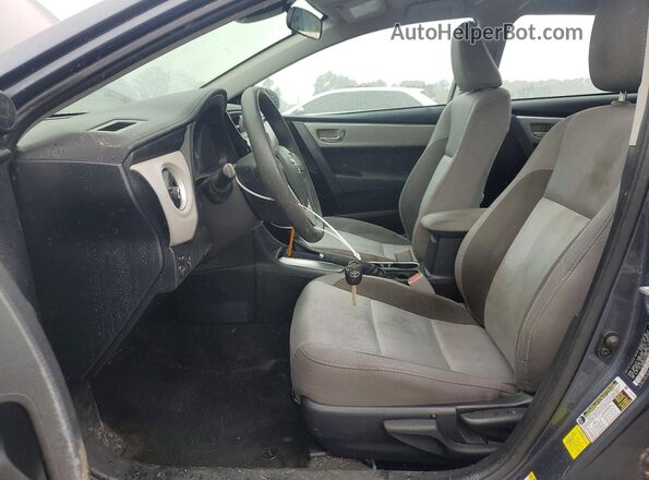 2T1BURHE3HC868223 2017 TOYOTA COROLLA Серый Вид салона спереди