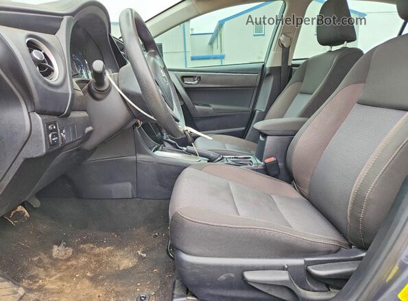 2T1BURHE3HC913970 2017 TOYOTA COROLLA Gray წინა სალონის ხედი