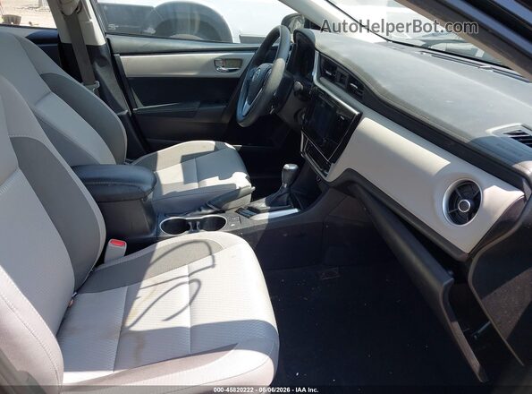2T1BURHE3HC937251 2017 TOYOTA COROLLA Black Вид салону спереду