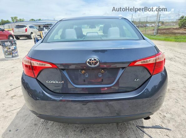 2T1BURHE3HC949237 2017 TOYOTA COROLLA Blue Вид ззаду
