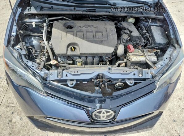 2T1BURHE3HC949237 2017 TOYOTA COROLLA Blue Вид задньої частини салону