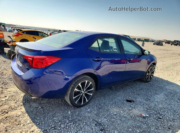 2T1BURHE3HC951621 2017 TOYOTA COROLLA Blue Задня права чверть