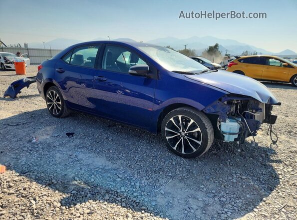 2T1BURHE3HC951621 2017 TOYOTA COROLLA Blue Передня права чверть