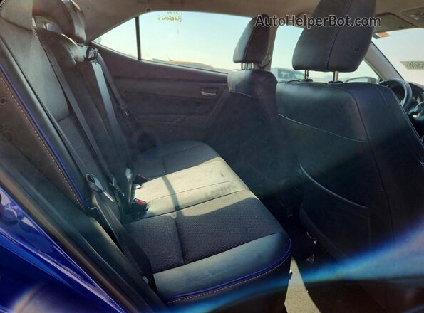 2T1BURHE3HC951621 2017 TOYOTA COROLLA Blue Вид задніх сидінь