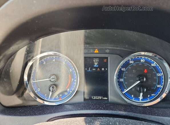 2T1BURHE3HC951621 2017 TOYOTA COROLLA Blue Вид щитка приладів