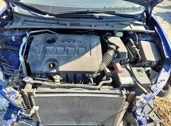 2T1BURHE3HC951621 2017 TOYOTA COROLLA Blue Вид задньої частини салону