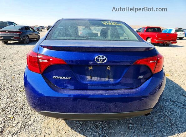 2T1BURHE3HC951621 2017 TOYOTA COROLLA Blue Вид ззаду