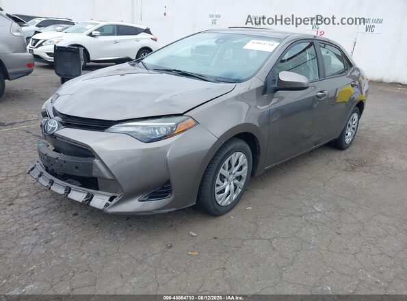 2T1BURHE3JC061514 2018 TOYOTA COROLLA Gray Front left
