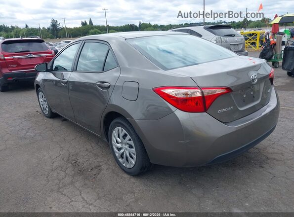 2T1BURHE3JC061514 2018 TOYOTA COROLLA Gray Rear left