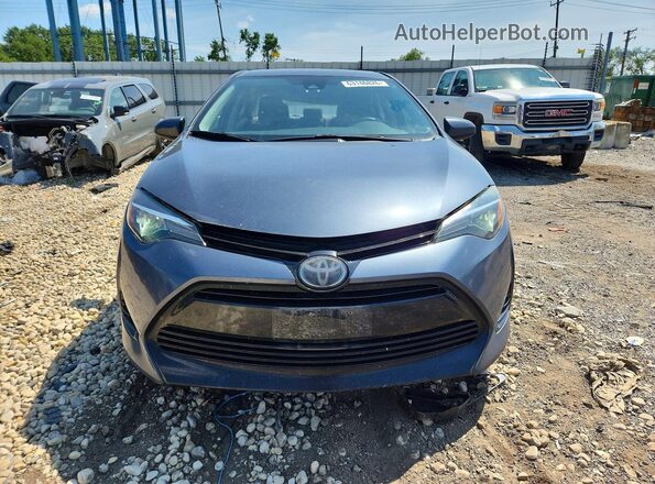 2T1BURHE3JC061853 2018 TOYOTA COROLLA Gray წინა ხედი