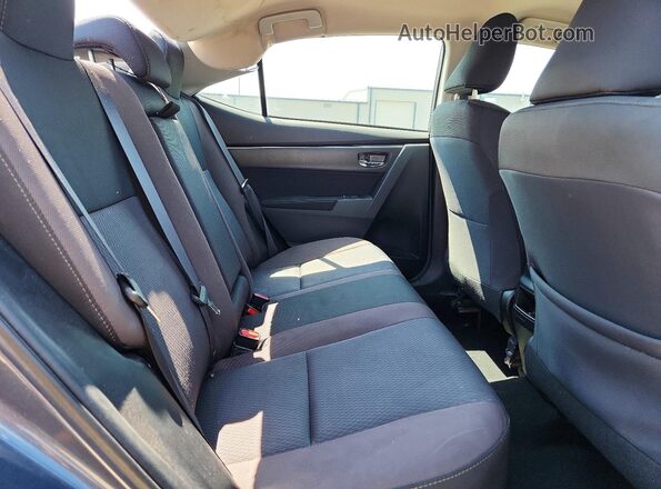 2T1BURHE3JC061853 2018 TOYOTA COROLLA Gray უკანა სავარძლების ხედი