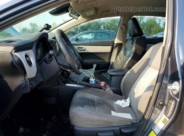 2T1BURHE3JC067684 2018 TOYOTA COROLLA Gray Вид салону спереду