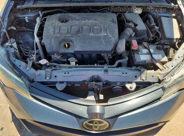 2T1BURHE3JC072397 2018 TOYOTA COROLLA Gray Vista interior trasera