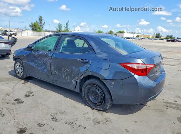 2T1BURHE3JC115362 2018 TOYOTA COROLLA Blue Rear left