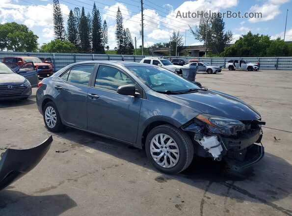 2T1BURHE3JC115362 2018 TOYOTA COROLLA Blue Front right