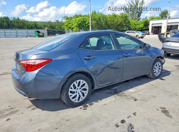 2T1BURHE3JC115362 2018 TOYOTA COROLLA Blue Rear right