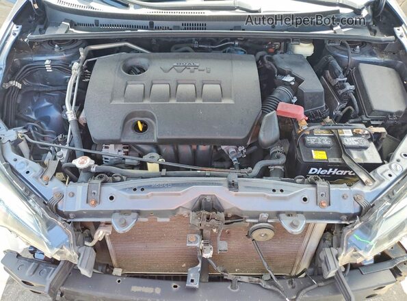 2T1BURHE3JC115362 2018 TOYOTA COROLLA Blue Rear interior view