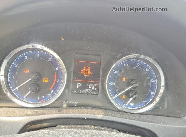 2T1BURHE3JC119427 2018 TOYOTA COROLLA Red ხელსაწყოთა პანელის ხედი