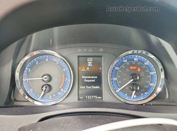 2T1BURHE3JC996869 2018 TOYOTA COROLLA Синий Вид щитка приборов