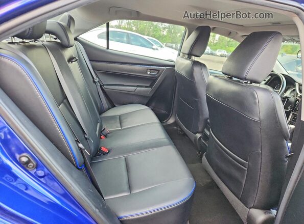2T1BURHE3JC996869 2018 TOYOTA COROLLA Синий Вид задних сидений