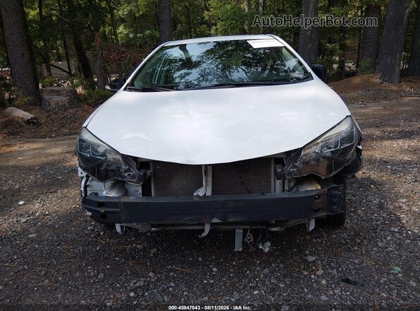 2T1BURHE3KC132826 2019 TOYOTA COROLLA White Instrument cluster view