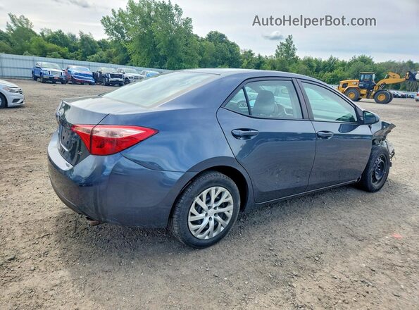 2T1BURHE3KC137881 2019 TOYOTA COROLLA Gray უკანა მარჯვენა