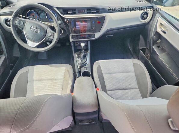 2T1BURHE3KC137881 2019 TOYOTA COROLLA Gray წინა პანელის ხედი