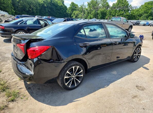 2T1BURHE3KC143812 2019 TOYOTA COROLLA Black უკანა მარჯვენა