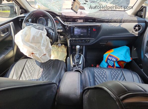 2T1BURHE3KC143812 2019 TOYOTA COROLLA Black წინა პანელის ხედი