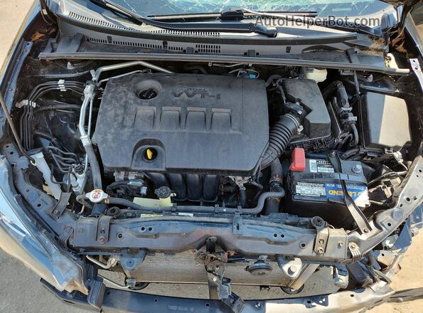 2T1BURHE3KC143812 2019 TOYOTA COROLLA Black უკანა სალონის ხედი
