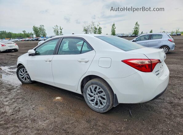 2T1BURHE3KC153109 2019 TOYOTA COROLLA White Trasero izquierdo