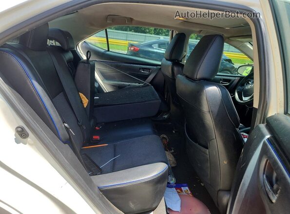 2T1BURHE3KC189835 2019 TOYOTA COROLLA White Widok tylnych siedzeń