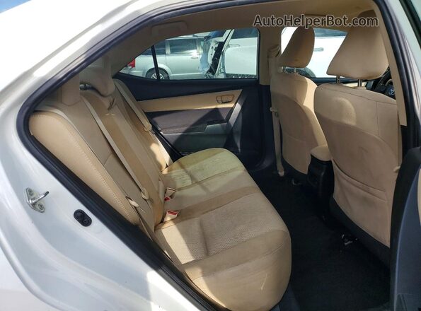 2T1BURHE3KC231422 2019 TOYOTA COROLLA White Հետևի նստատեղերի տեսք