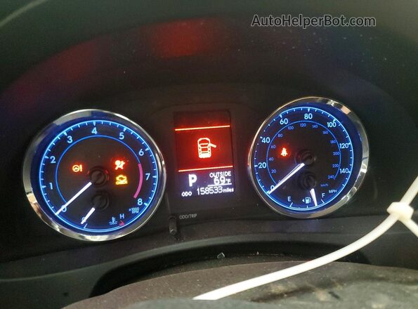 2T1BURHE3KC242386 2019 TOYOTA COROLLA Серебряный Вид щитка приборов