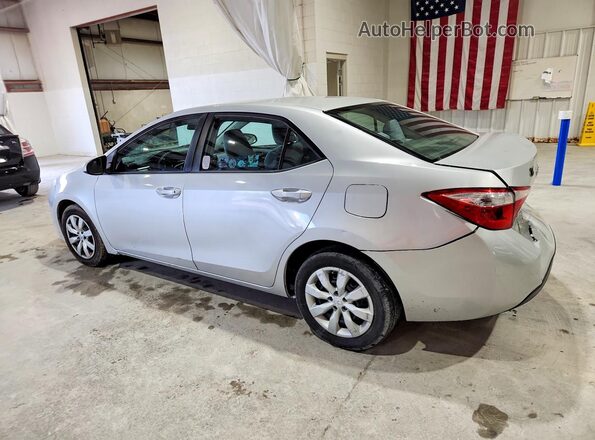2T1BURHE4GC496258 2016 TOYOTA COROLLA Silver Tył lewy