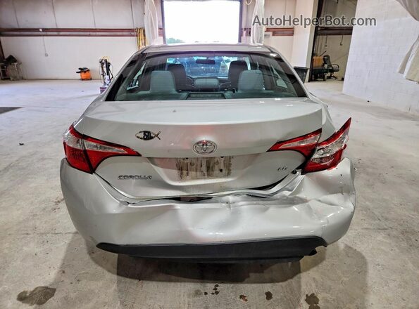 2T1BURHE4GC496258 2016 TOYOTA COROLLA Silver Widok z tyłu