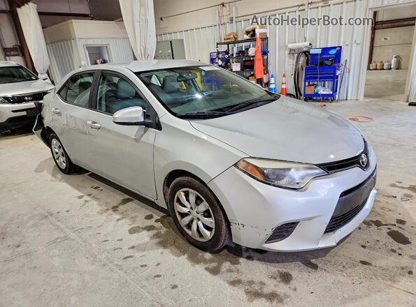 2T1BURHE4GC496258 2016 TOYOTA COROLLA Silver Przód prawy