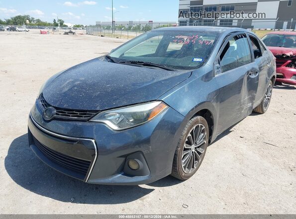 2T1BURHE4GC498169 2016 TOYOTA COROLLA Gray Vista tres cuartos delantera izquierda