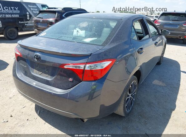 2T1BURHE4GC498169 2016 TOYOTA COROLLA Gray Trasero derecho