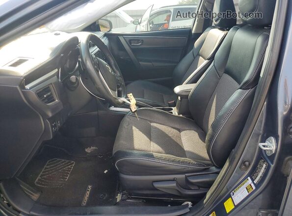 2T1BURHE4GC509719 2016 TOYOTA COROLLA Charcoal წინა სალონის ხედი