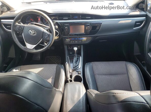 2T1BURHE4GC509719 2016 TOYOTA COROLLA Charcoal წინა პანელის ხედი
