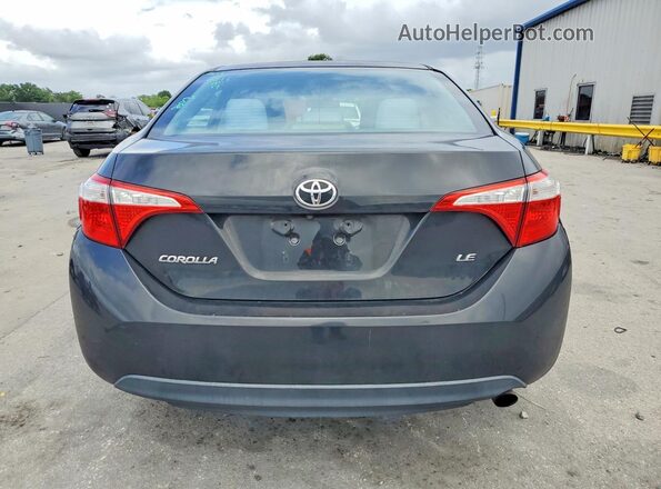 2T1BURHE4GC524852 2016 TOYOTA COROLLA Black Rear view