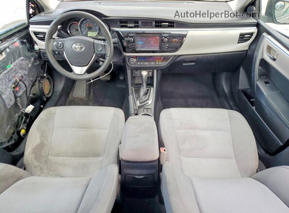2T1BURHE4GC524852 2016 TOYOTA COROLLA Black Dashboard view