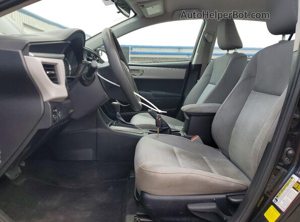 2T1BURHE4GC524852 2016 TOYOTA COROLLA Black Front interior view