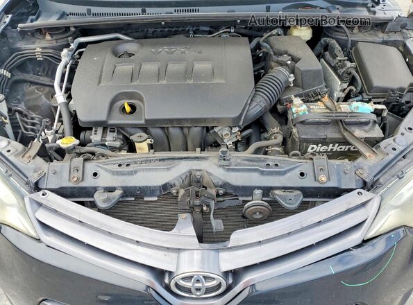 2T1BURHE4GC524852 2016 TOYOTA COROLLA Black Rear interior view