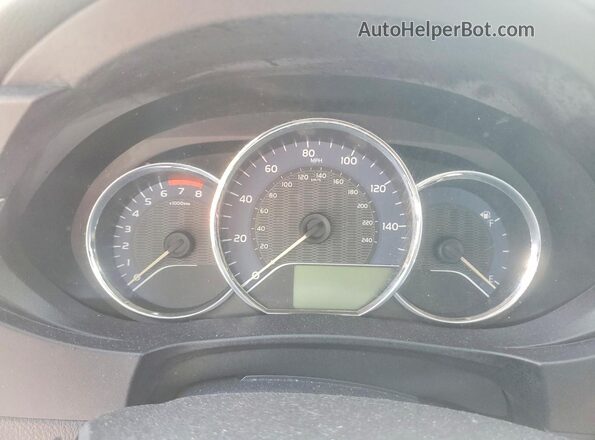 2T1BURHE4GC549153 2016 TOYOTA COROLLA Белый Вид щитка приборов