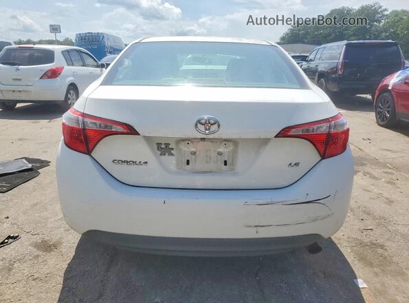 2T1BURHE4GC549153 2016 TOYOTA COROLLA Белый Вид сзади