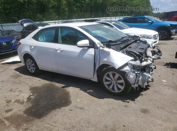 2T1BURHE4GC549153 2016 TOYOTA COROLLA Белый Передняя правая четверть